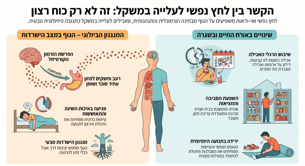 אינפוגרפיקה לחץ נפשי