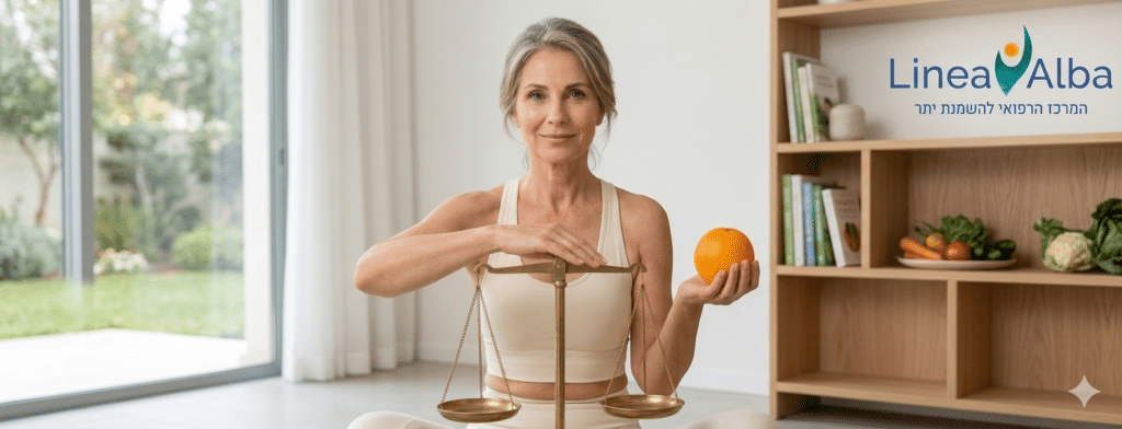 ירידה במשקל בגיל המעבר - מרכז לינאה אלבה