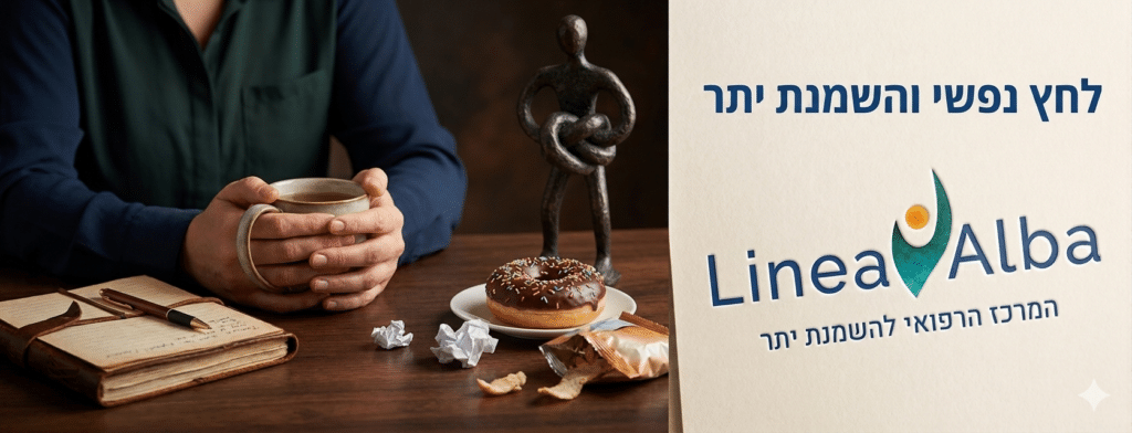 לחץ נפשי והשמנת יתר - מאמר מאת לינאה אלבה